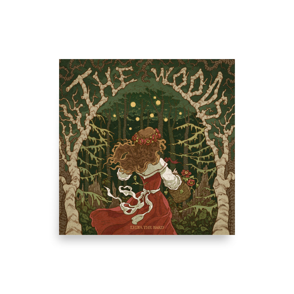 The Woods art print – Lydia the Bard Store
