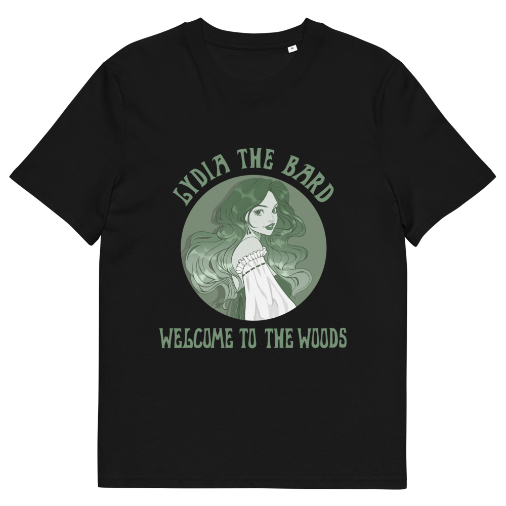 Lydia the Bard Unisex organic cotton t-shirt