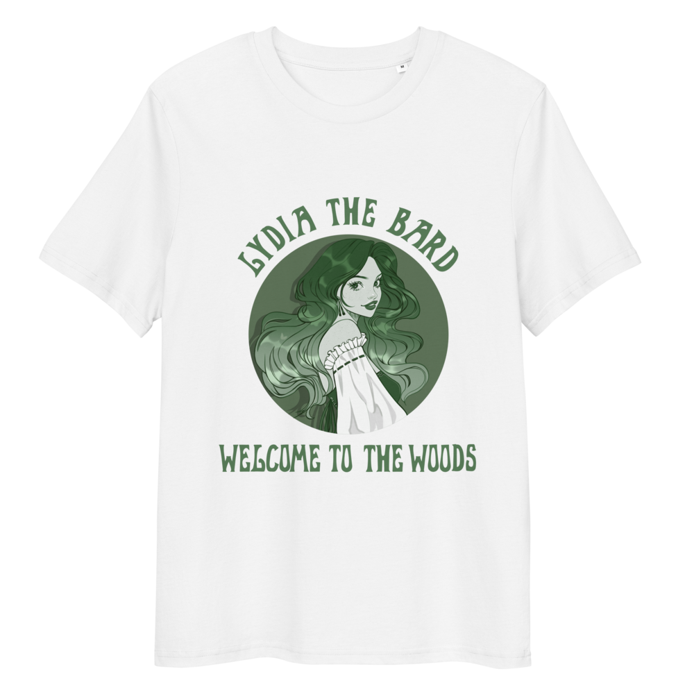 Lydia the Bard Unisex organic cotton t-shirt